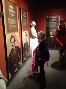 This is my favorite picture of her from the trip! She is so engrossed in reading this poster about the man who murdered her favorite president.  This history nerd mom, couldn't be prouder!!